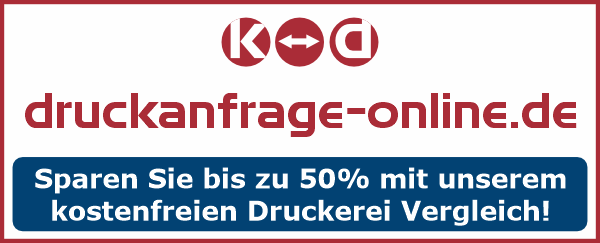 Logo druckanfrage-online.de – bis zu 50 % bei den Druckkosten sparen